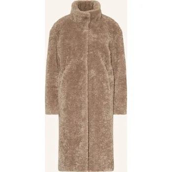 Dámský kabát Lilienfels Dámský Kabát Z Umělé Kožešiny, černošedá, 40