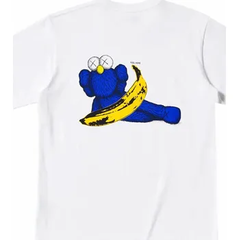 Pánské tričko KAWS x Uniqlo Warhol UT Graphic 471321 T-shirt White XL