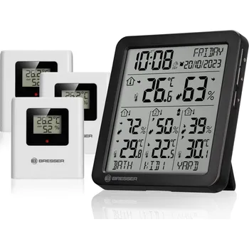 Teploměr a vlhkoměr Bresser Quadro Individuo S