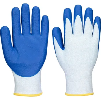 Pracovní rukavice PortWest Potravinářské rukavice AP74 Nitrilové FD Cut C13 modré - XXL