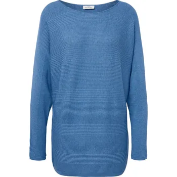 Dámský svetr 706238 - Tchibo - Svetr z jemného úpletu - pro ženy - vel. S 36/38 - barva: modrá