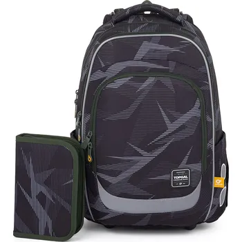 Školní batoh Malý set do školy Topgal LORI , zelenošedý