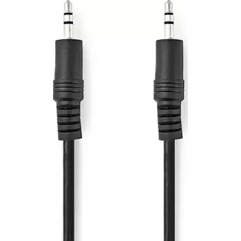 Audio kabel Nedis Stereo Audio kabel jack 3.5 mm (M) - jack 3.5 mm (M) 0.50 m černá (CAGB22000BK05)
