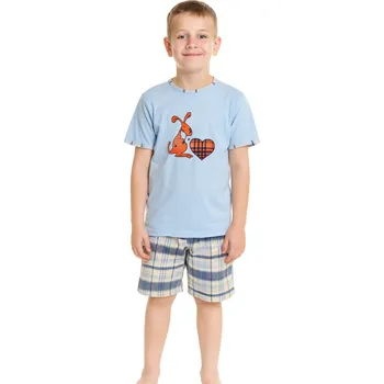 Dívčí pyžamo Dívčí pyžamo KLOKAN - sv. modré Dětské velikosti (půlené): EU 152/158