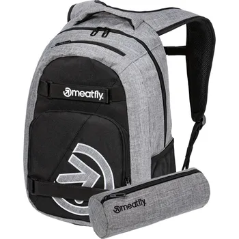 Sportovní batoh Batoh Meatfly Exile Black/Grey Heather 24 L 25/26