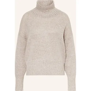 Dámský svetr Mrs & Hugs Dámský Svetr S Rolákem Z Merino Vlny, černošedá, 40