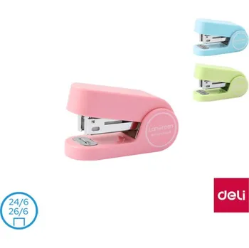 Sešívačka mini eco DELI EM413 mix