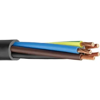 elektrický kabel Kabel CGSG H05RR-F 5x0,75 Prysmian - černý