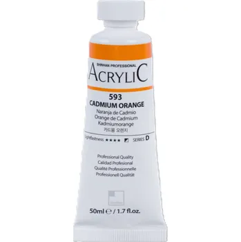 Speciální výtvarná barva ShinHan Akrylová barva 50 ml Cadmium Orange 593