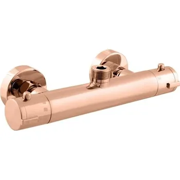 Vodovodní baterie sprchová termostatická, zlatá růžová lesklá, horní vývod TRM81.5ZRL