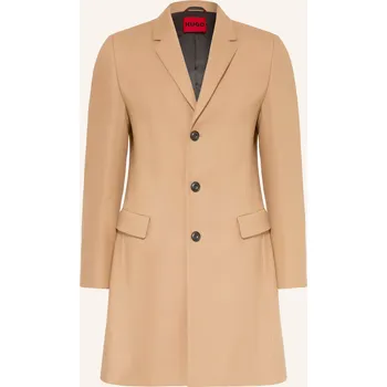 Pánský zimní kabát Hugo Pánský Vlněný Kabát migor2541, béžová, 54