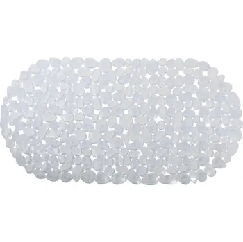 Protiskluzová podložka MSV protiskluzová podložka do vany GALETS, průhledná, PVC, 99 x 39 cm