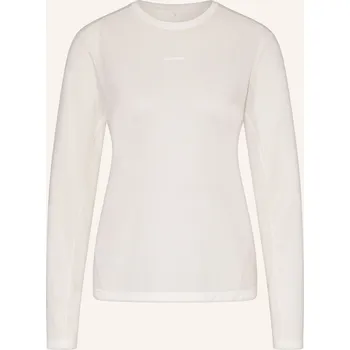 Dámské tričko Salomon Dámské Běžecké Tričko Shkout Core Ls, bílá, 42