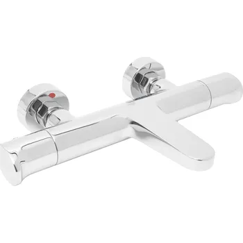 Vodovodní baterie SAT Vanová baterie SAT DARK bez sprchového setu 150 mm chrom SATBSDA222CR SATBSDA222CR