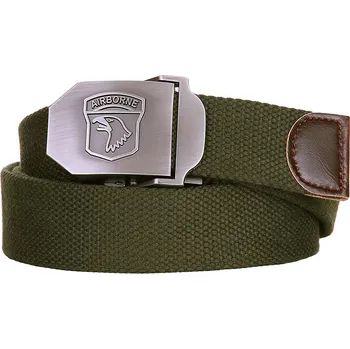 Módní doplněk Fostex® Pásek AIRBORNE 101st olive Velikost: délka max 130 cm