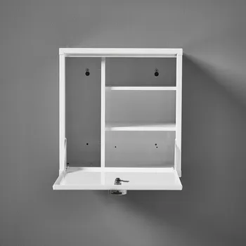 Policová skříň Lékárnička CURE, elektronický kódový zámek, 400x380x285 mm