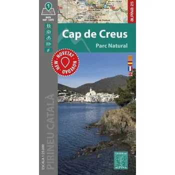 Editorial Alpina mapa Cap de Creus Parc Natural 1:25 t.