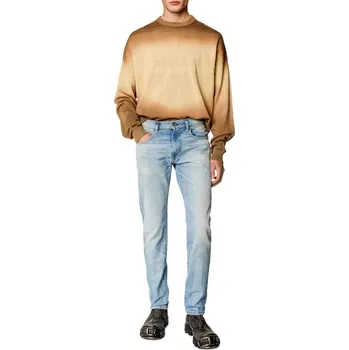 Pánské džíny DŽÍNY DIESEL 2019 D-STRUKT TROUSERS BLUE DENIM