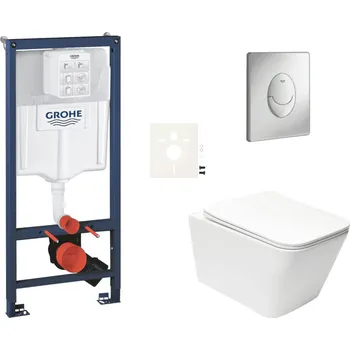Sprchový set Grohe Závěsný wc set do lehkých stěn / předstěnová montáž SAT Infinitio SIKOGRSIN12SAP00 SIKOGRSIN12SAP00