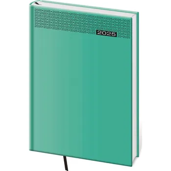 Kalendář Týdenní diář 2025 A5 Gommato tyrkysový