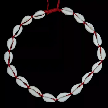 Náhrdelník Macramé náhrdelník s mušlemi Kauri Luanna Red, Sittar