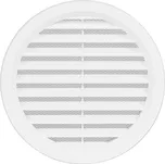 HACO Větrací mřížka kruhová se síťovinou 140 bílá