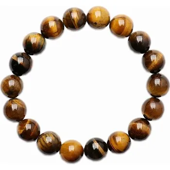 Náramek Tygří oko náramek korálky extra obvod cca 16 až 21 cm