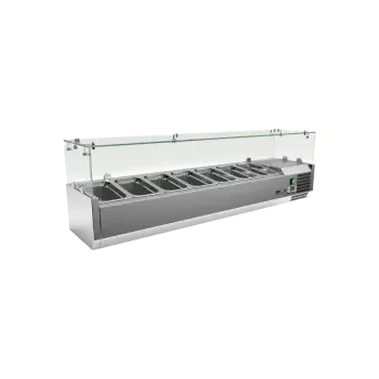 REDFOX Vitrína chladicí pultová 7x GN 1/4 | REDFOX - MCH 4150