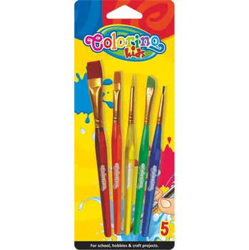 Umělecký štětec Colorino štětec Colorino syntetický - blistr 5ks 476032