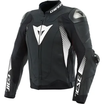 Moto bunda Dainese Dainese SUPER SPEED 4 sport. kožená bunda černá/bílá vel.56 56