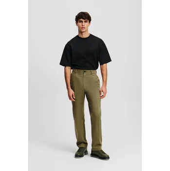 Pánské kalhoty KALHOTY KARL LAGERFELD CASUAL CHINO PANT DUSKY GREEN