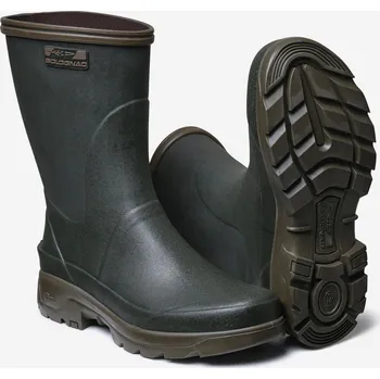 Pánské holínky SOLOGNAC Gumové holínky odolné Inverness 300 43 KAŠTANOVÁ|ZELENÁ