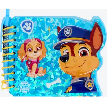 Blok Tlapková patrola 3D zápisník A5 80 listů