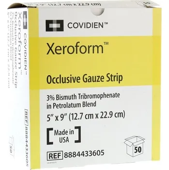 Kompres XEROFORM antimikrobiální mastný tyl s bismuth tribromoph, 12,7 x 23 cm, 1 ks