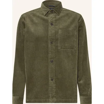 Pánská košile Strokesman's Pánská Manšestrová Košile Regular Fit, olivová, 42