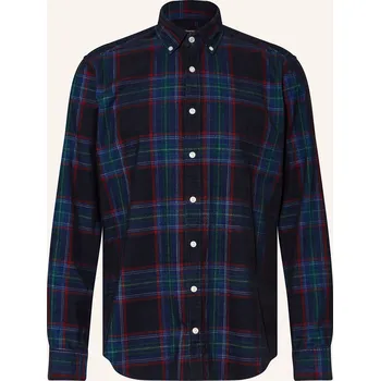 Pánská košile Strokesman's Pánská Manšestrová Košile Regular Fit, tmavě...