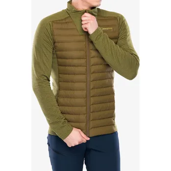 Pánská mikina Mikina bez kapuce Berghaus Hottar Hybrid Jacket - bark/oak moss marl
