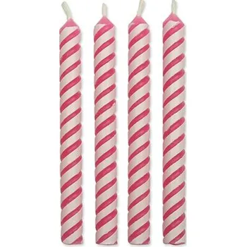 Dortová svíčka Svíčky PME – růžové 24 ks