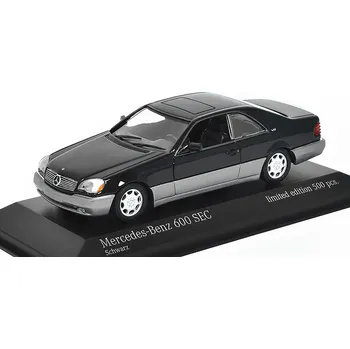 autíčko Mercedes-Benz 600 SEC C140 1992 1:43 Mercedes S Class 600 SEC C 140 1992 - kovový model auta 1/43