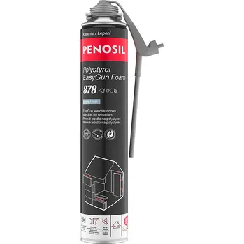 Průmyslové lepidlo PU lepidlo na polystyren EasyGun PENOSIL 878 šedá, 750ml
