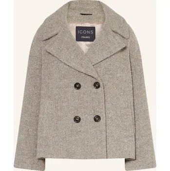 Dámský kabát Icons Cinzia Rocca Dámská Buklé Bunda, šedá, 40