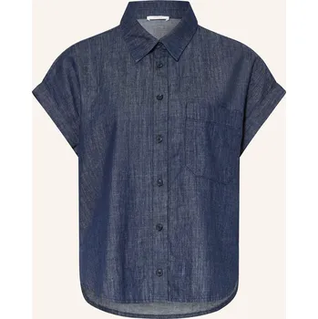 Dámská halenka Opus Dámská Košilová Halenka Folmes V Džínovém Vzhledu, tmavě...