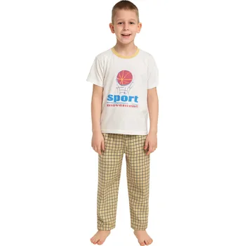 Chlapecké pyžamo Dětské pyžamo SPORT - červené Velikost: EU 128