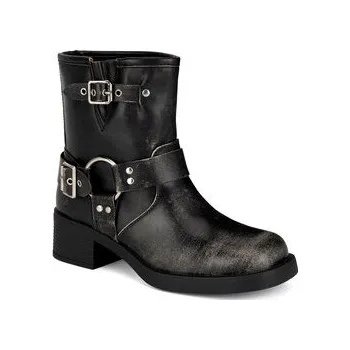 Dámské kozačky Polokozačky Jenny Fairy HY96158-10 Šedá 38