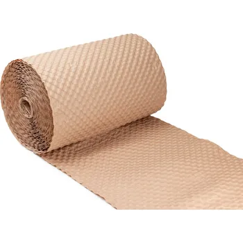 Obalový materiál Bublinkový ražený papír v roli šíře 300 mm, 50 m