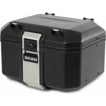 Zavazadlo na motocykl SHAD Vrchní hliníkový kufr na motorku Terra TR48 BLACK EDITION