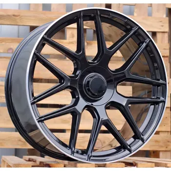 Alu kolo Alu kola Racing Line B5318, 23x10 5x130 ET33, černá + leštěný límec