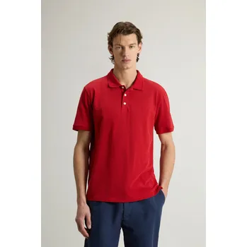 Pánská košile POLOKOŠILE WOOLRICH MACKINACK POLO BARBADOS CHERRY