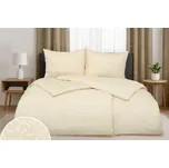 Povlečení DAMAŠEK mikro OKSA béžové