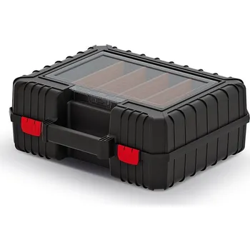 KISTENBERG Kufr na nářadí HEAVY černý 384x335x144mm (přepážky)